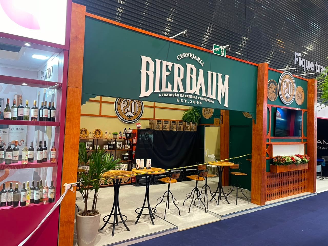 Stand montado pela Mega Stands